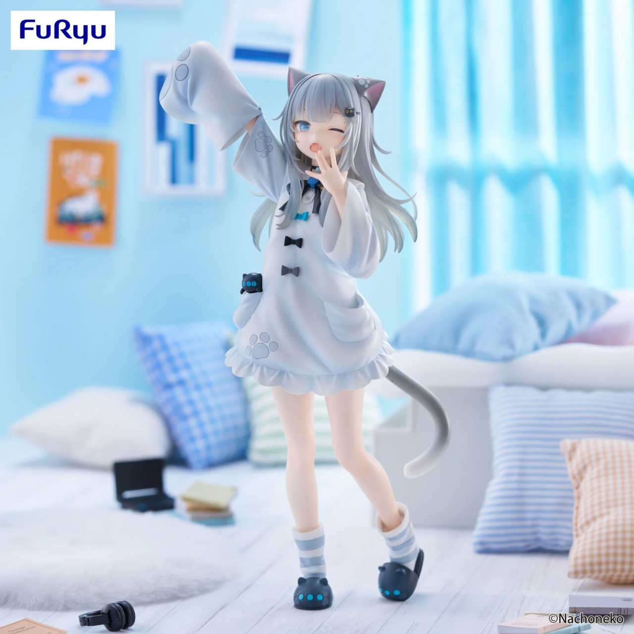Figurine - Nachoneko - Virtual YouTuber - Hennyano - Trio-Try-iT - 22cm [En Stock]