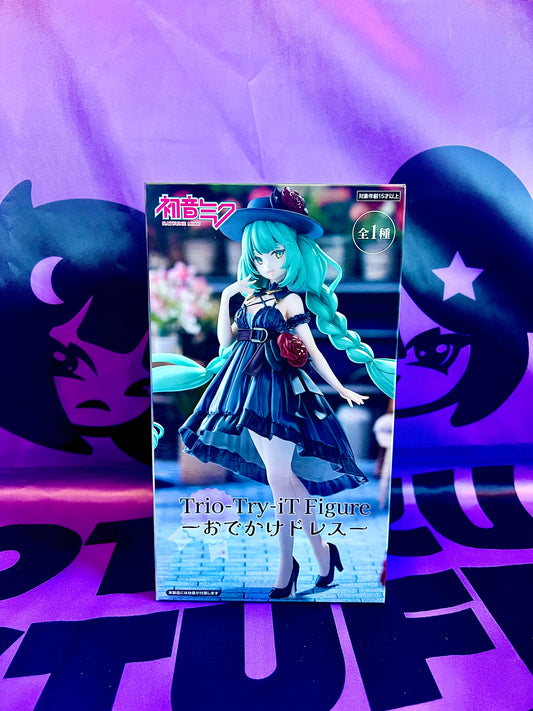 Figurine - Hatsune Miku - Fashion Series - Trio-Try-iT Figure - Outing Dress - 19cm