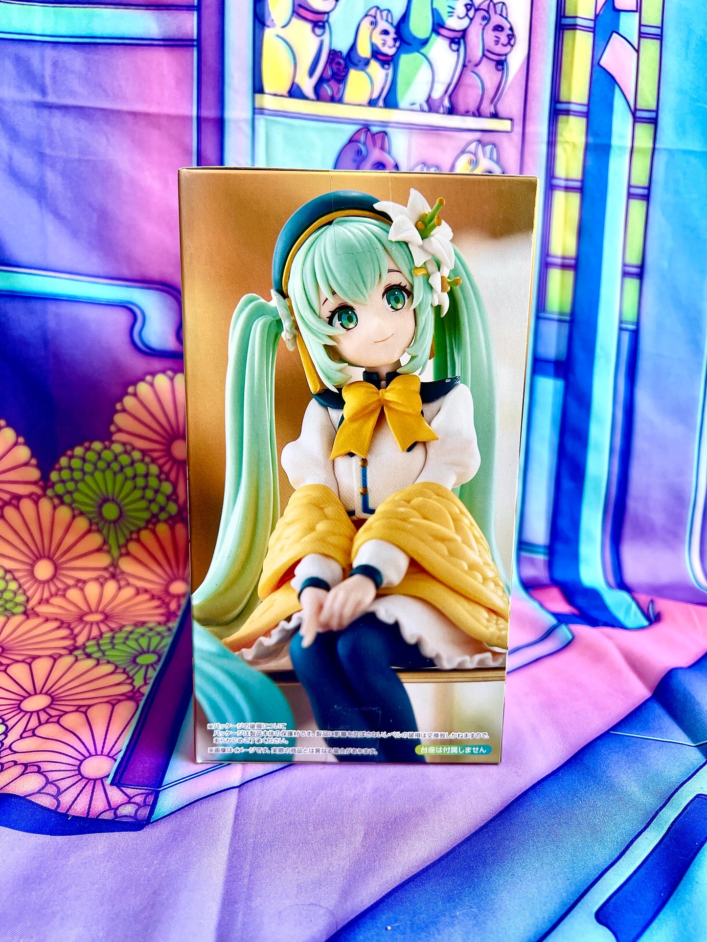 Figurine - Hatsune Miku - Flower Fairy - Noodle Stopper Figure - Lily - FuRyu - 14cm