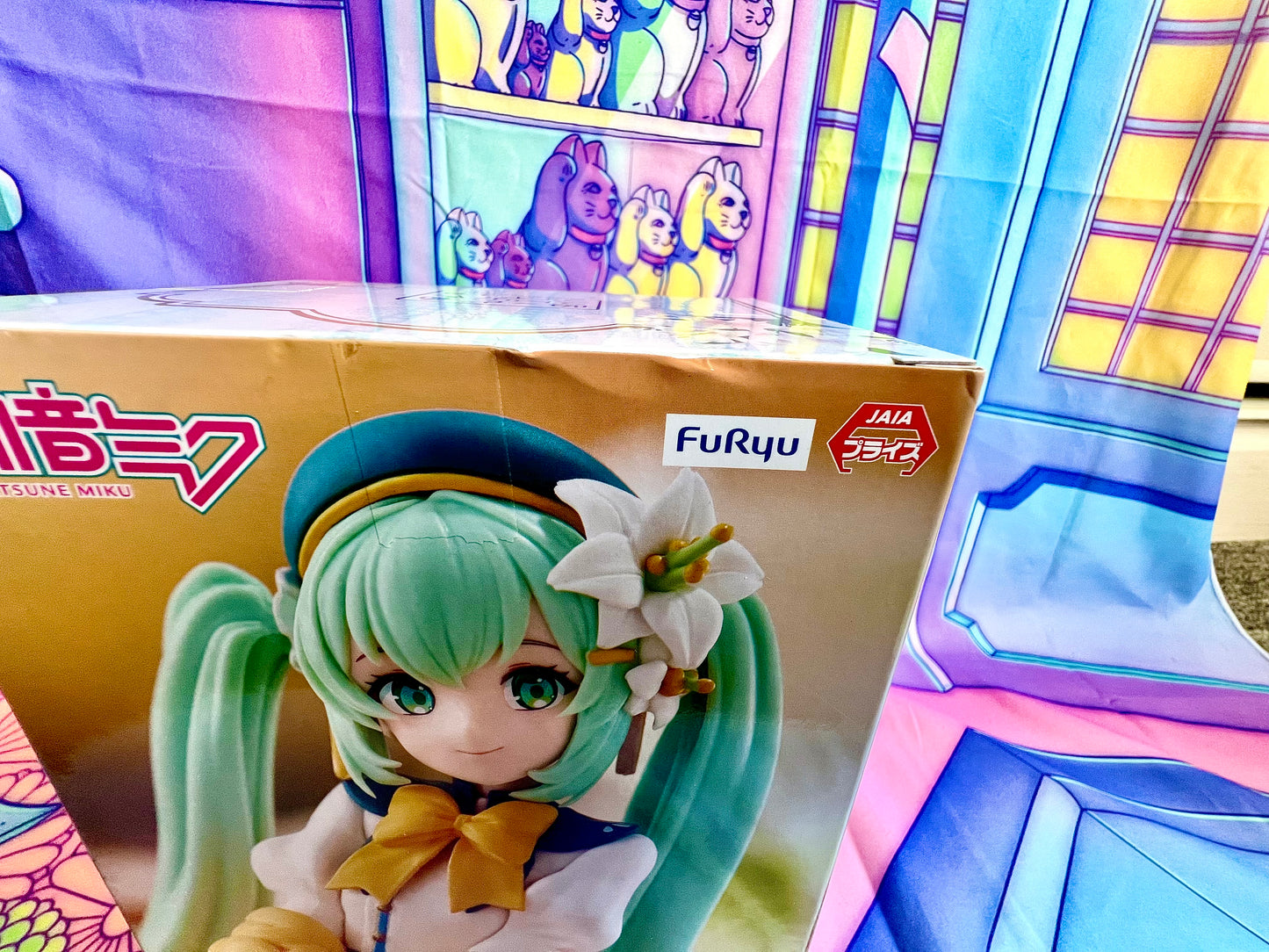 Figurine - Hatsune Miku - Flower Fairy - Noodle Stopper Figure - Lily - FuRyu - 14cm