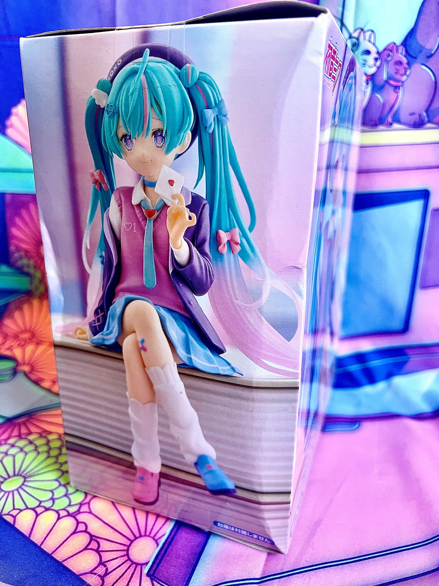 Figurine - Hatsune Miku - Noodle Stopper Figure - Love Blazer - 13cm (Damaged box)