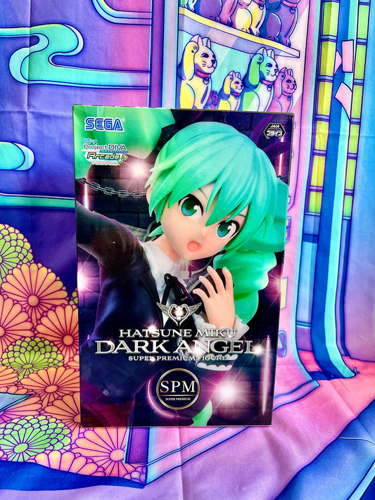 Figurine - Hatsune Miku - Project DIVA Arcade Future Tone - SPM Figure - Dark Angel - SEGA - 23cm - Neuve