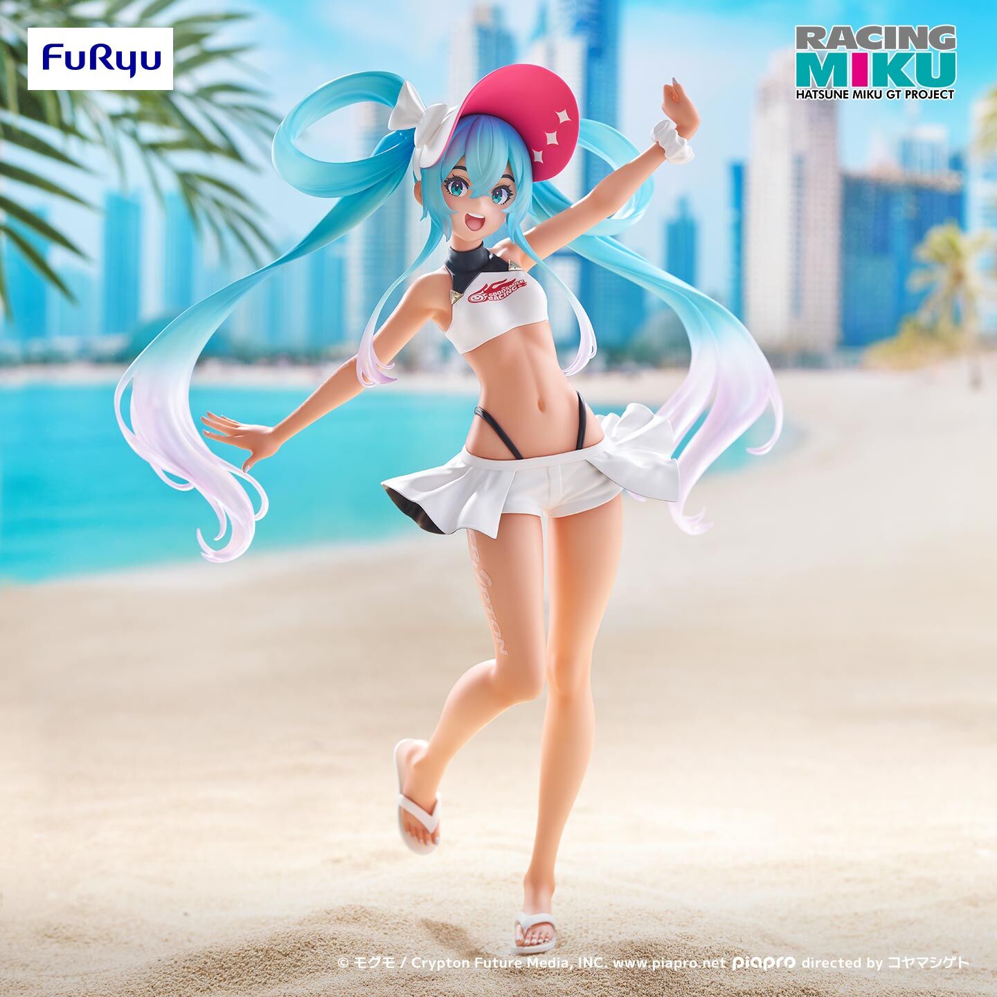 Figurine - Hatsune Miku - Trio-Try-iT Figure - Racing 2024 Summer Holiday Ver - 22.5cm