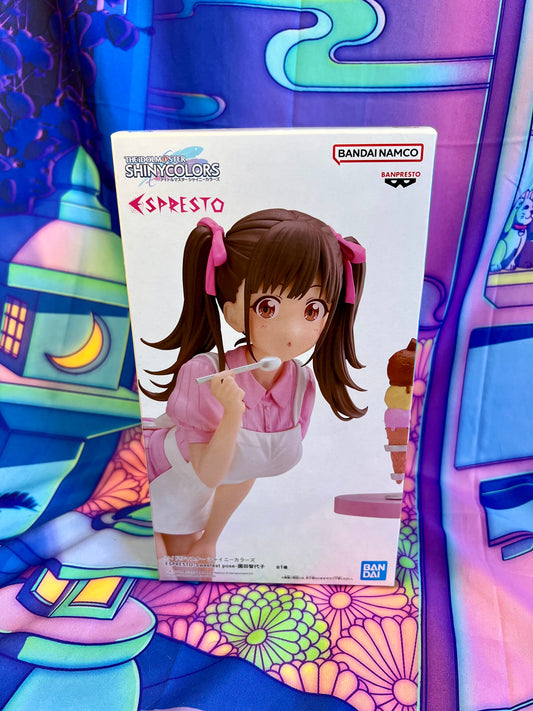 Figurine - The idolmaster - Chiyoko Sonoda - Espresto - Sweetest Pose - Bandai - 17cm