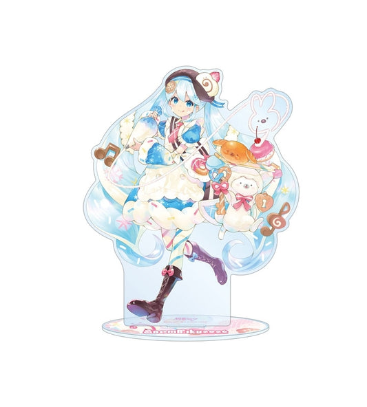Grand Stand Acrylique - Snow Miku Art by KEI - SNOW MIKU 2026 [Précommande]