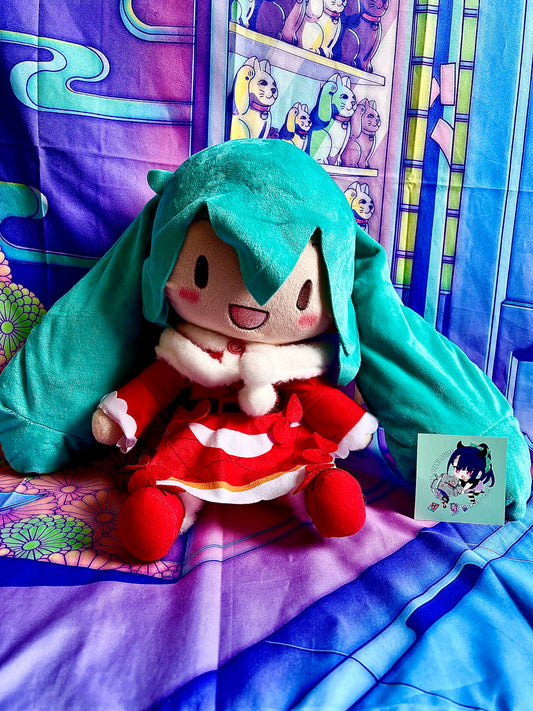 Grosse Peluche / Big Plush Fuwa - Hatsune Miku Christmas 2024 - Sega - 30cm - Neuve