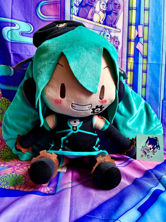 Grosse Peluche / Big Plush Rare - Hatsune Miku Project Diva Arcade Future Tone - Sega - 34cm - Neuve