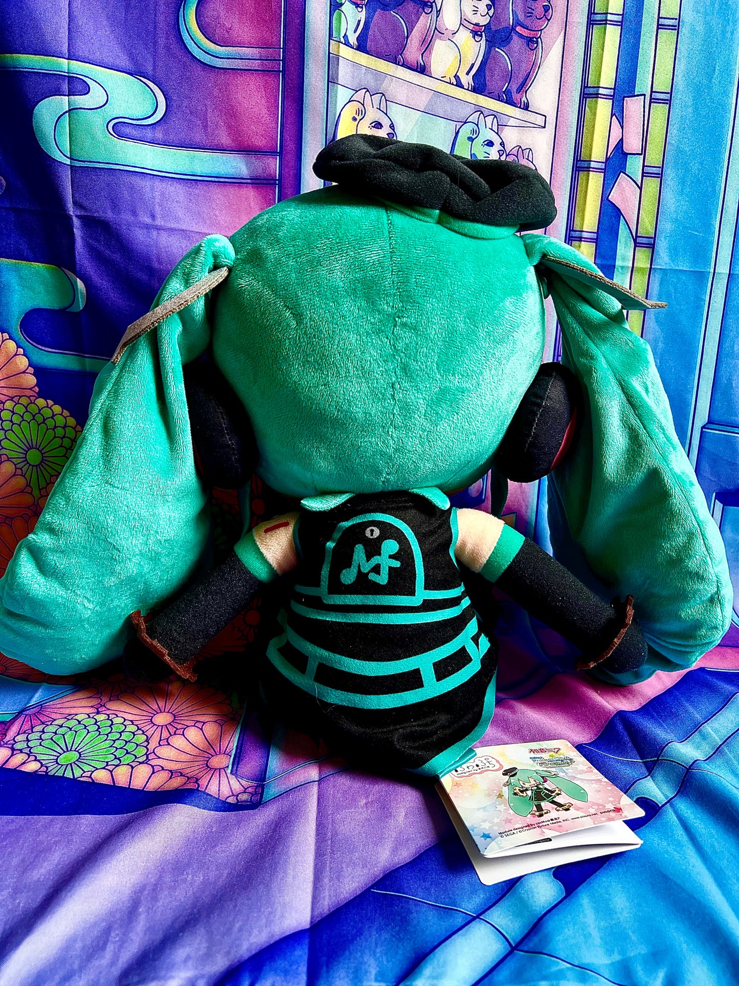 Grosse Peluche / Big Plush Rare - Hatsune Miku Project Diva Arcade Future Tone - Sega - 34cm - Neuve