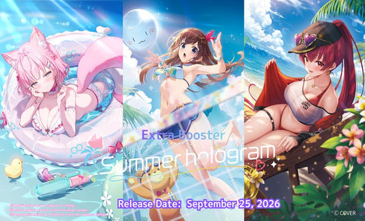 Hololive OCG Official Card Game - Summer Hologram - Boîte de 8 Extra Boosters - hEB01e (Version Anglaise) hOCG [Précommande]