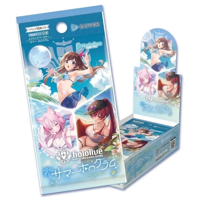 Hololive OCG Official Card Game - Summer Hologram - Boîte de 12 Boosters - hEB01 (Version Japonaise) hOCG [En stock]