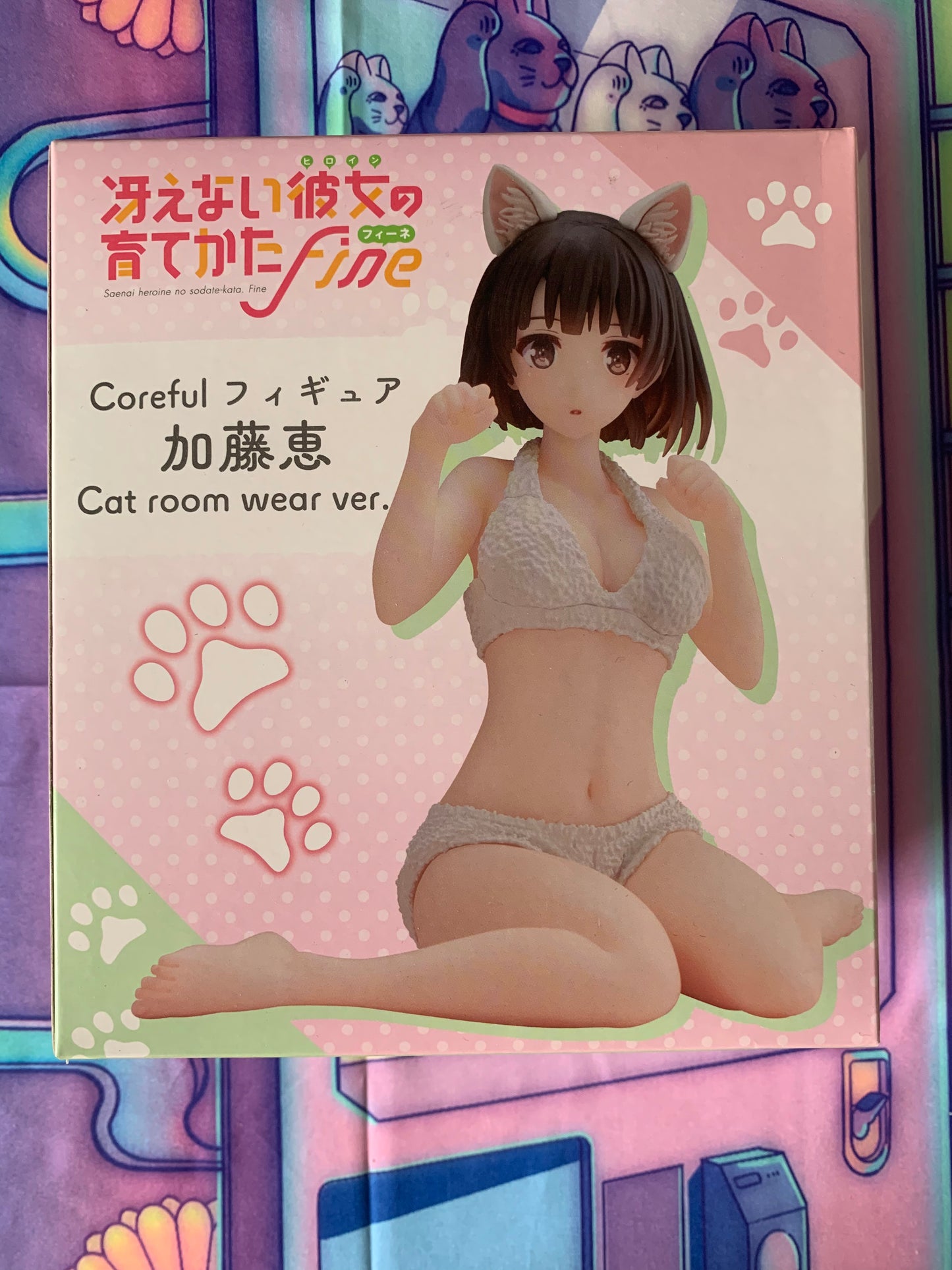 Figurine - Saekano How to Raise a Boring Girlfriend - Kato Megumi - Cat Room Wear Ver. - Taito Coreful