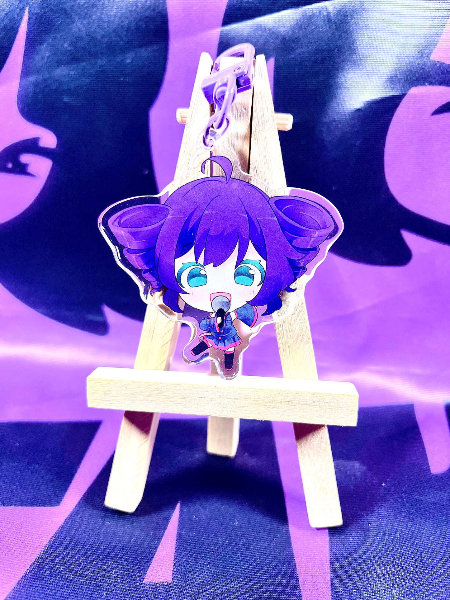 Keychain - Rythmi-chan (Teto Cosplay) Micro - OtakuStuff Merch [In Stock]