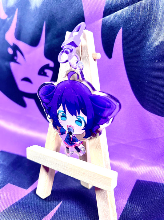Keychain - Rythmi-chan (Teto Cosplay) Micro - OtakuStuff Merch [In Stock]