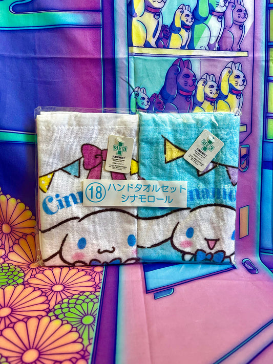 Lot 2 Serviette Main - Cinnamoroll - Sanrio - Atari Kuji 18