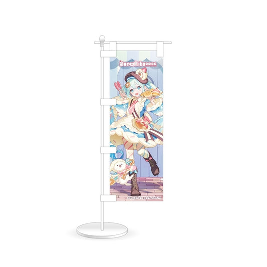 Mini Drapeau - SNOW MIKU 2026 [Précommande]