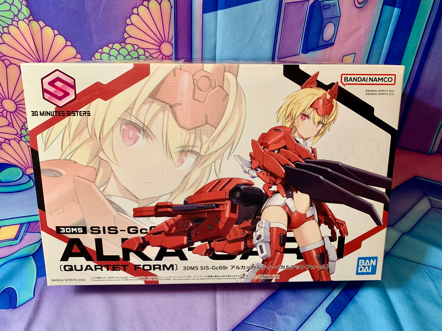 Model Kit - 30 MINUTES SISTERS 30MS - SIS-GG69R Alka-Carti (Quartet Form) - Bandai Namco - Non assemblé