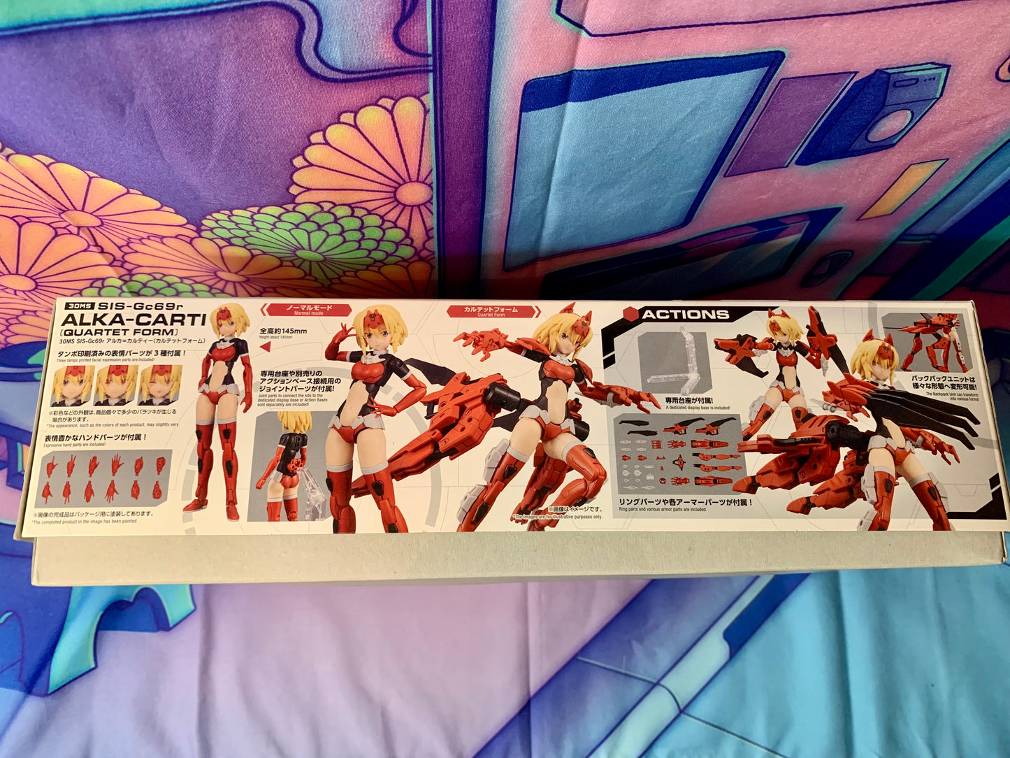 Model Kit - 30 MINUTES SISTERS 30MS - SIS-GG69R Alka-Carti (Quartet Form) - Bandai Namco - Non assemblé