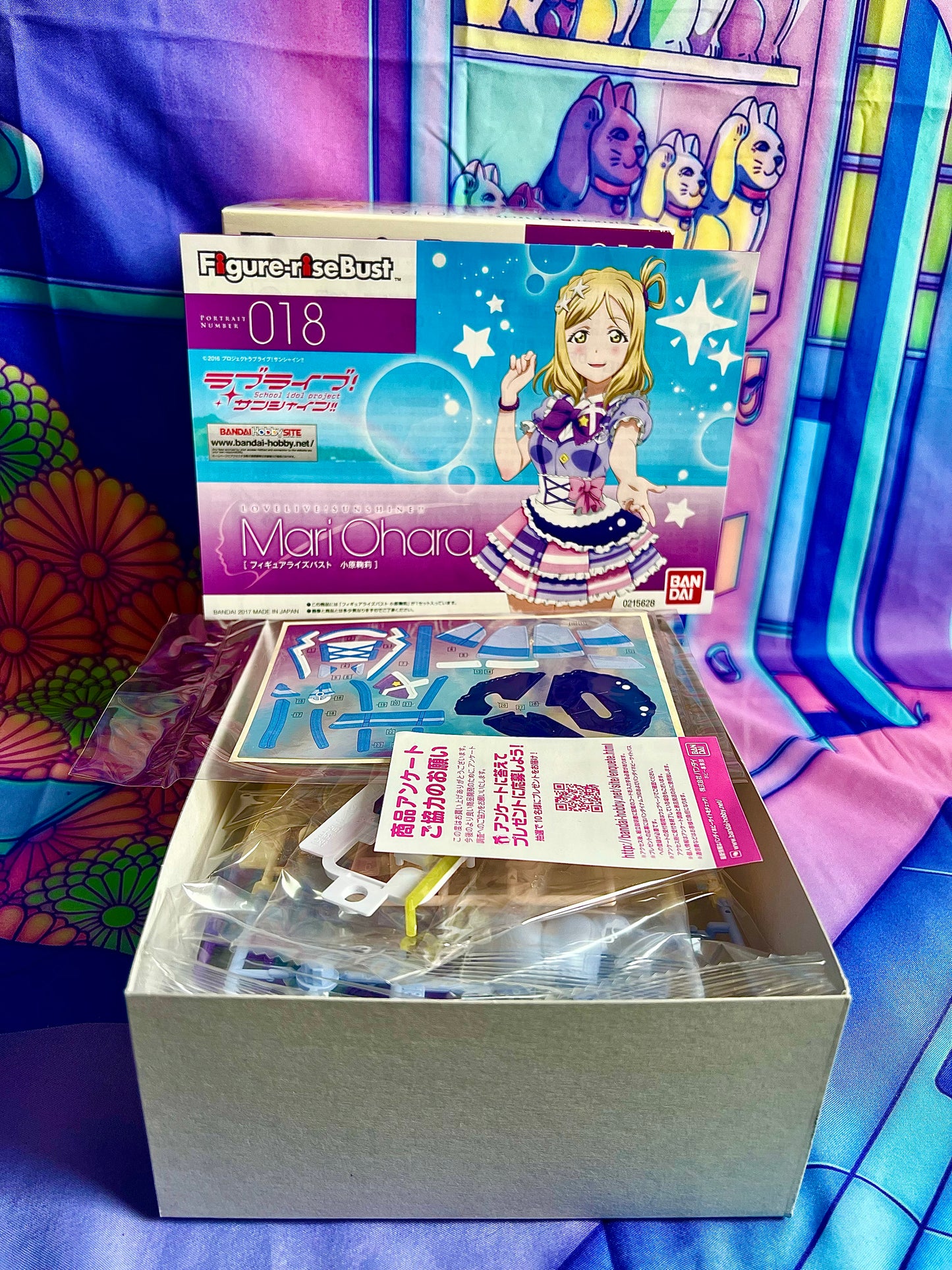 Model Kit - Figure-rise Bust - Love Live Sunshine - 18 Mari Ohara - Bandai Namco - Non assemblé