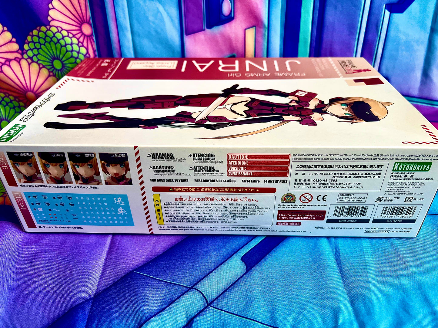 Model Kit - Frame Arms Girl - Jinrai Fresh Skin Limbs Append - Kotobukiya - Occasion Non assemblée