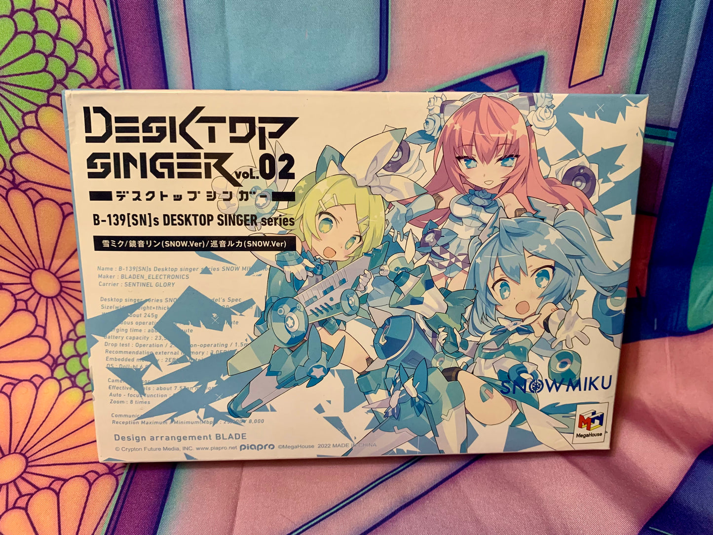 Model Kit Hatsune Miku - Snow Miku - Desktop Singer Vol.02 B-139[SN]s - MegaHouse - Comme neuf