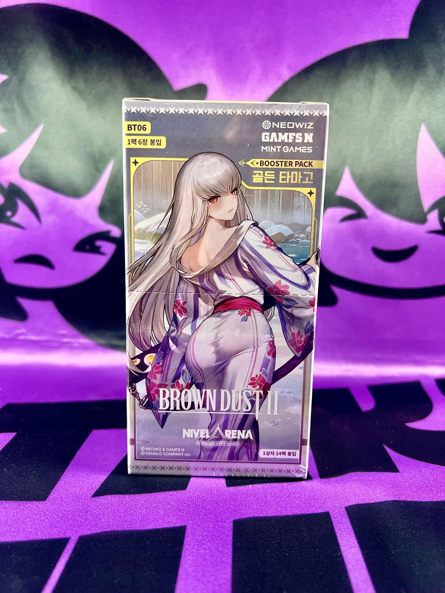 NIVEL ARENA - BT06 - Brown Dust 2 - Golden Tamago - Booster Box (Version Coréenne) [En Stock]