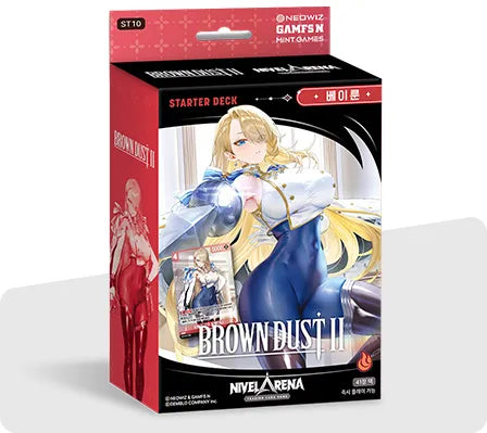NIVEL ARENA - ST10 - Brown Dust 2 - Beirun - Starter Deck + Booster Promo (Version Coréenne) [En Stock]