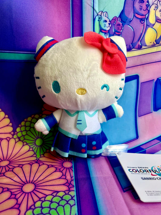 Peluche Nui - Project Sekai Colorful Stage ft. Hatsune Miku x Sanrio - Hello Kitty - Sega - 15cm