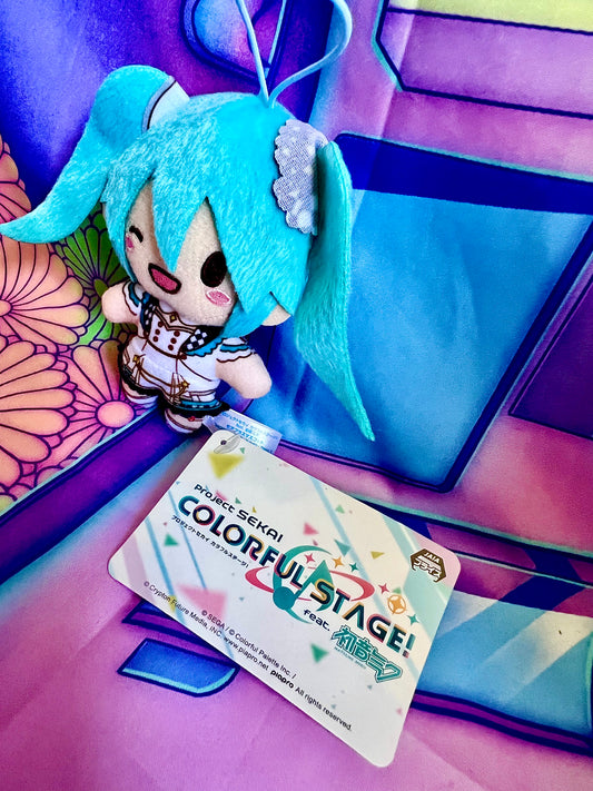 Plush Keychain - Project Sekai ft. Hatsune Miku - Miku - More more Jump - 1st edition (with string)