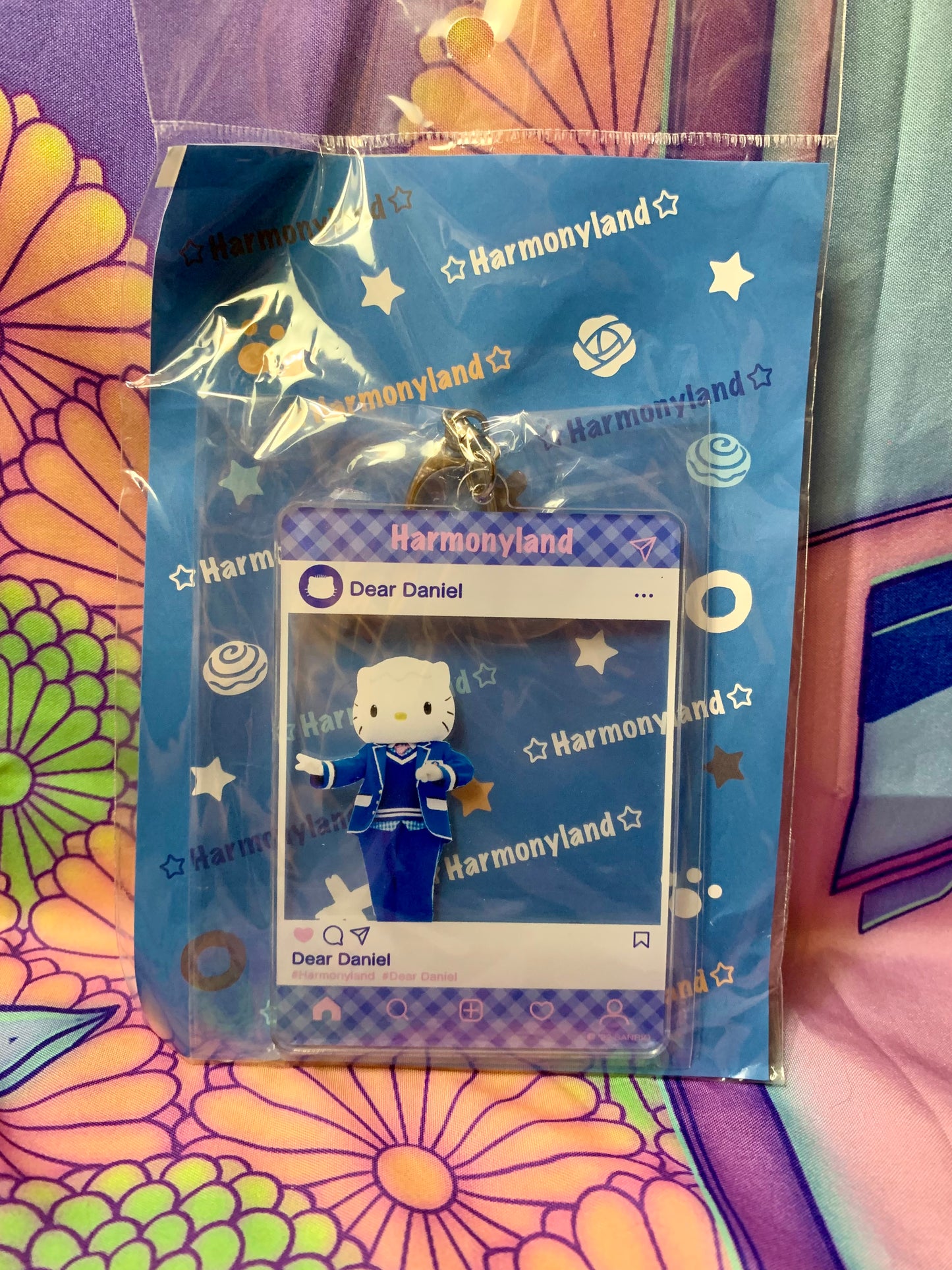Porte clés acrylique / Acrylic keychain - Dear Daniel - Harmonyland - Sanrio - 10cm - Neuf