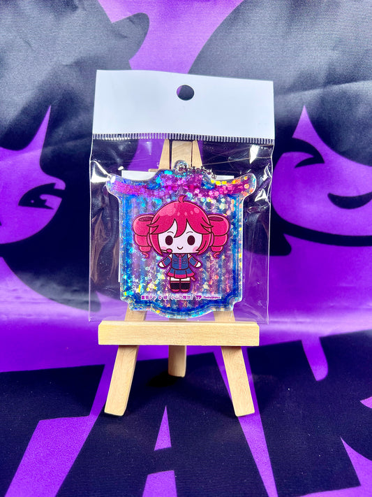 Porte clés / Keychain - Kasane Teto x Kiddy Land - Bleu & rose [En Stock]
