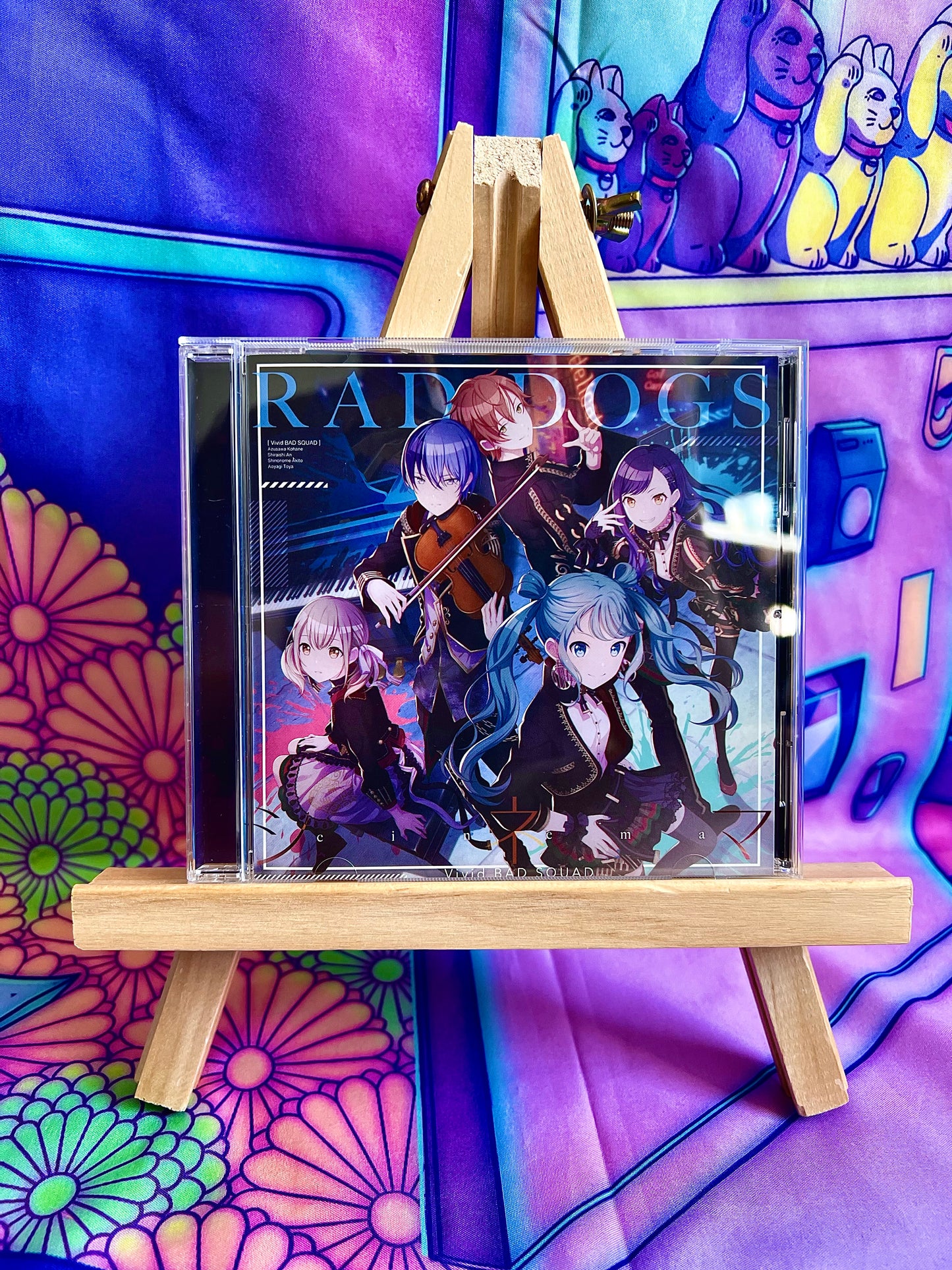 Single CD - Project Sekai Colorful Stage ft. Hatsune Miku - Vivid Bad Squad - Rad dogs / Cinema - Used BE