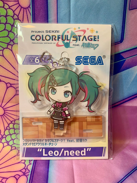 Support acrylique / Acrylic Stand - Project Sekai Colorful Stage ft. Hatsune Miku - Leo/Need - Sega - 8cm - Neuf