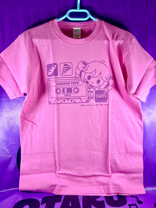 T-Shirt - Kasane Teto x Kiddy Land - Pink - Size L [In Stock]