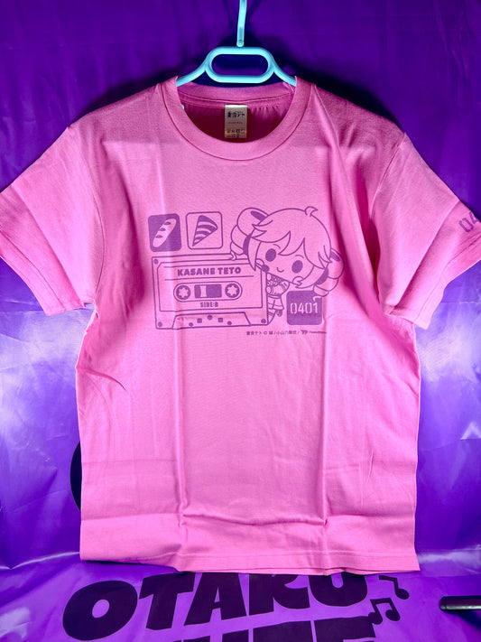 T-Shirt - Kasane Teto x Kiddy Land - Pink - Size M [In Stock]
