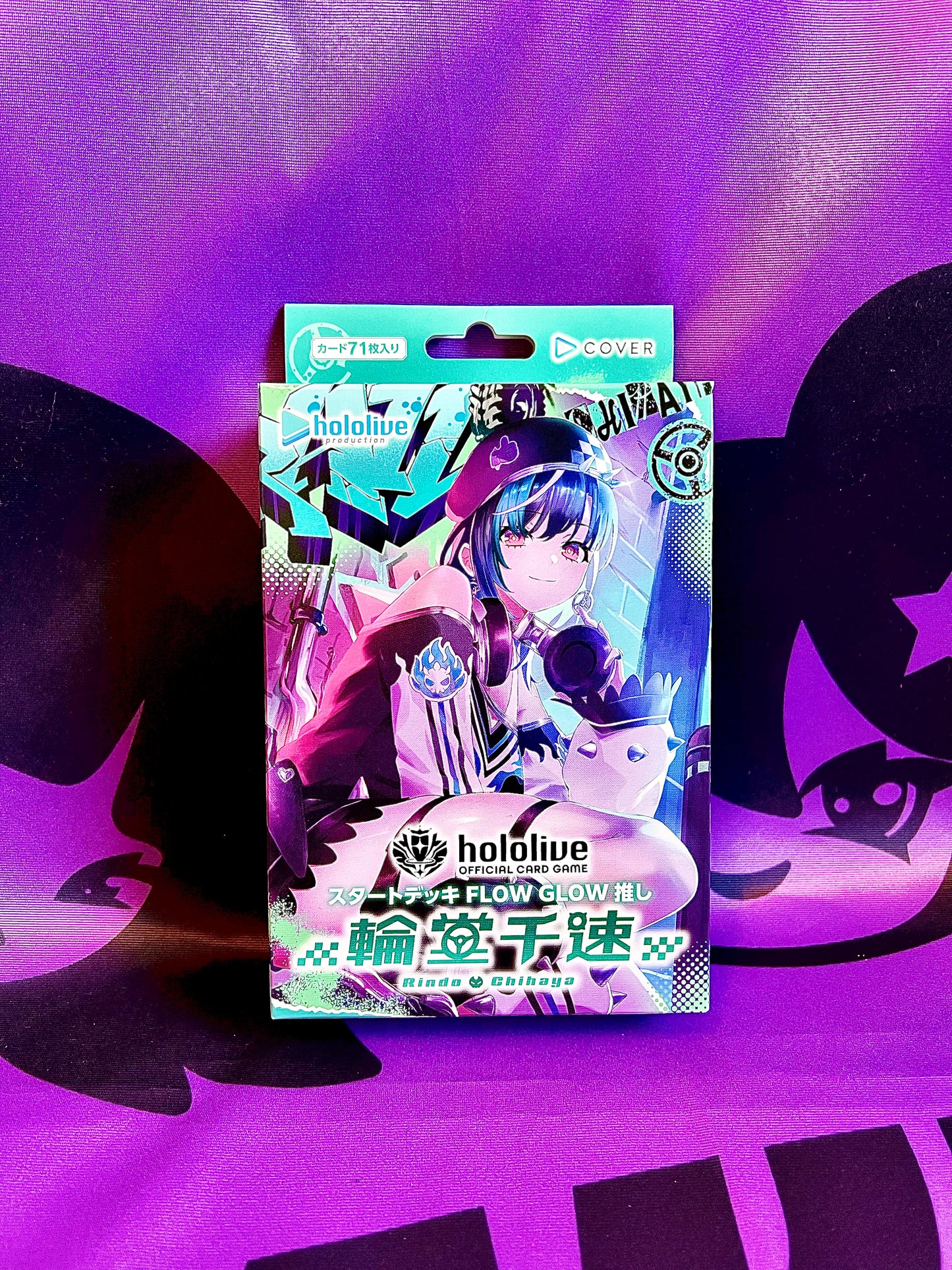 Hololive OCG Official Card Game - Start Deck - hSD10 FLOW GLOW : Rindo Chihaya (Version Japonaise) [In Stock]