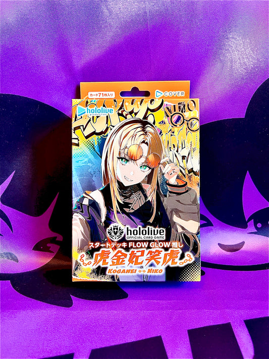 Hololive OCG Official Card Game - Start Deck - hSD11 FLOW GLOW : Koganei Niko (Version Japonaise) [In Stock]